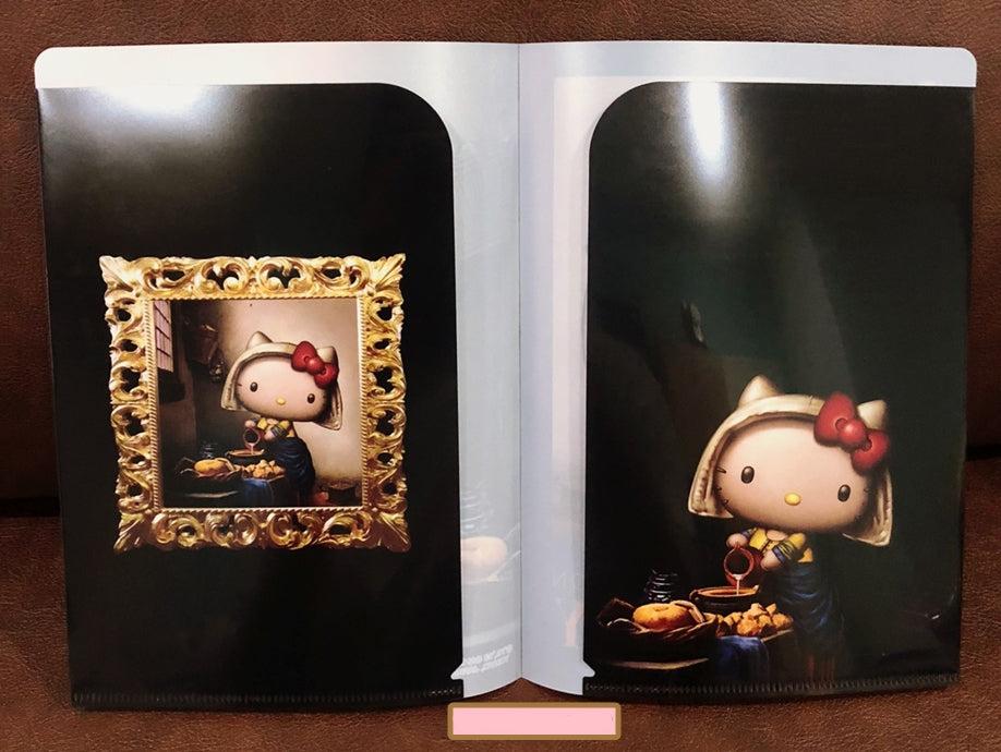 Hello Kitty x Art Collection A5 Double Folder [The Milkmaid