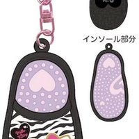 Hello Kitty "Gogo Gal" Mini Sandal Keychain [Zebra]