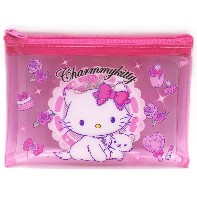 Charmmy Kitty Heart Pounding Clear Pouch