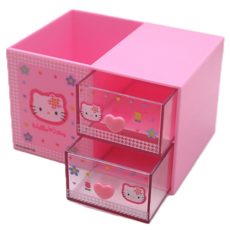 Hello Kitty Plastic Chest w/ Pen Stand [Pink]