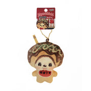 Osaka Limited Edition Monchhichi Takoyaki Plush Mascot Keychain