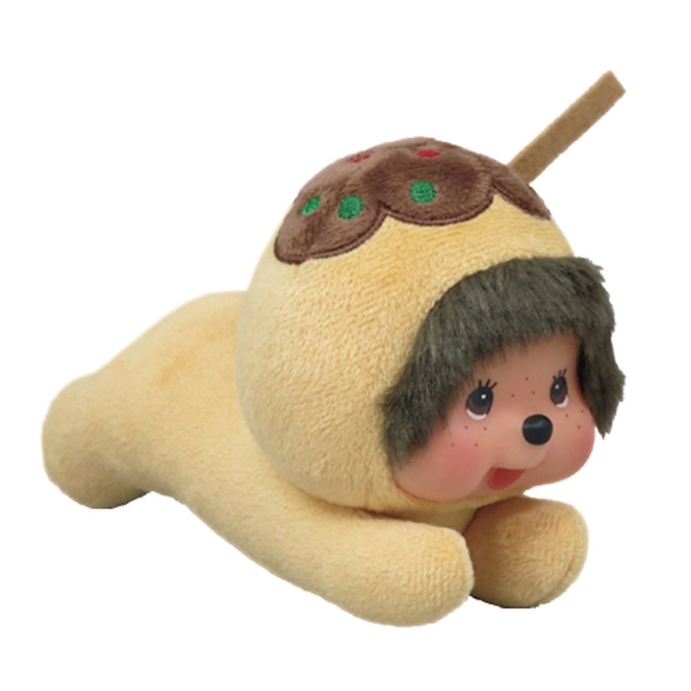 Osaka Limited Edition Monchhichi Crawling Takoyaki Plush
