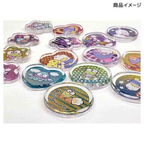 Sanrio "Joyful World Deco" Clear Plump Glitter 3D Sticker Set