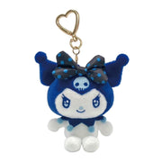 Kuromi Polka Dots Plush Mascot [Dark Blue]