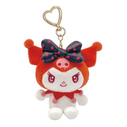 Kuromi Polka Dots Plush Mascot [Red]
