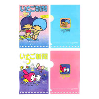 "Ichigo Shimbum 1970s" Sanrio Characters Mini Clear File Blind Bag
