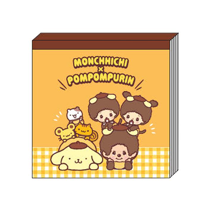 Monchhichi X PomPomPurin Square Memo