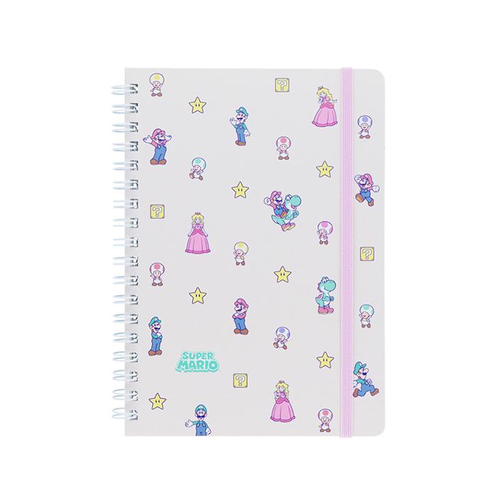 Super Mario Ring Notebook B6 [White]