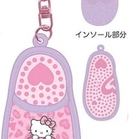 Hello Kitty "Gogo Gal" Mini Sandal Keychain [Purple]