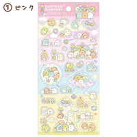 Sumikko Gurashi Mysterious Friends Sticker Sheet Pink