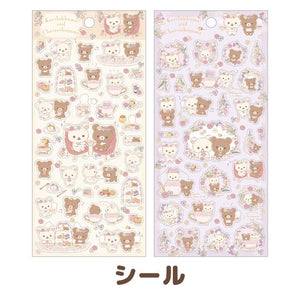 Kori-Kogu Floral Tea Time Sticker Sheet