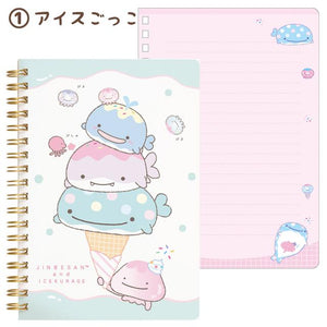 Jinbesan and Icekurage Ice Cream Notebook