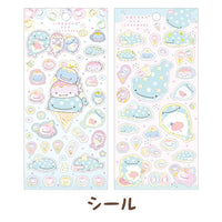 Jinbesan and Icekurage Ice Cream Sticker Sheet
