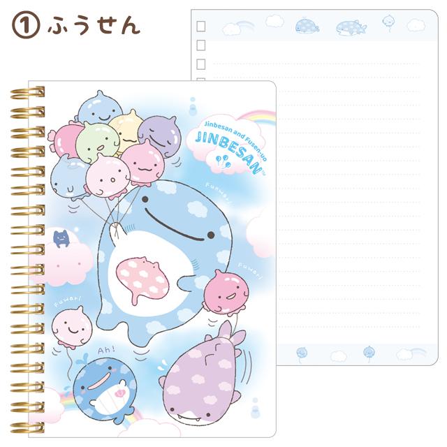 SanX Jinbei-san and Balloon Fish Notebook A