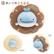Jinbeisan and Donut Island Mochi Mochi Plush - Chocolate