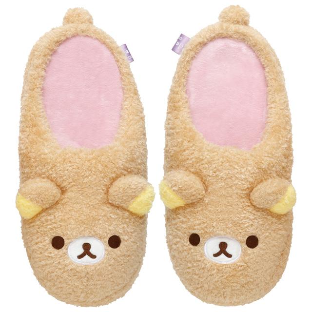Rilakkuma Dozing With You Fuzzy Slippers