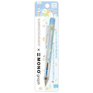 Sumikko Gurashi Monograph Blue Stripe Mechanical Pencil