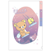 Rilakkuma Dozing With You Swings Mini Index Folder
