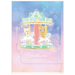 Rilakkuma Die Cut Flap Carousel Folder