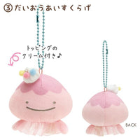 Jinbesan and Icekurage Ice Cream Plush Mascot
