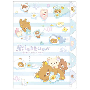 Rilakkuma Sea Animal Index Folder