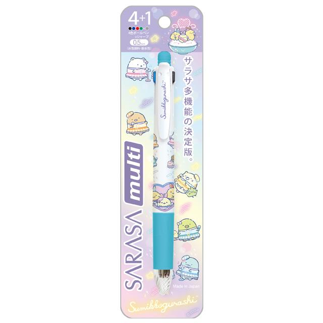 Sumikko Gurashi "Dreaming Shippozu" Multi 4-color Pen & Mechanical Pencil