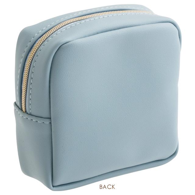"Basic Rilakkuma Flower" Mini Mesh Pouch [Blue]