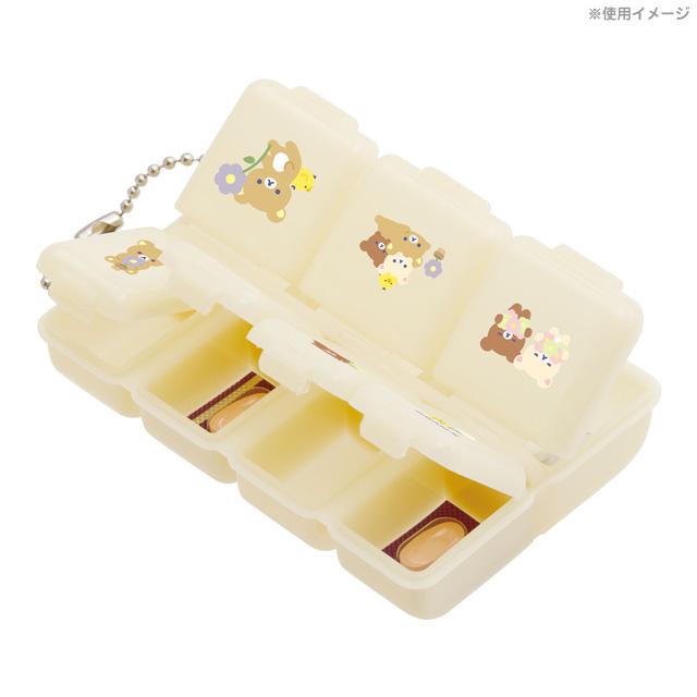 "Basic Rilakkuma Flower" Pill Case