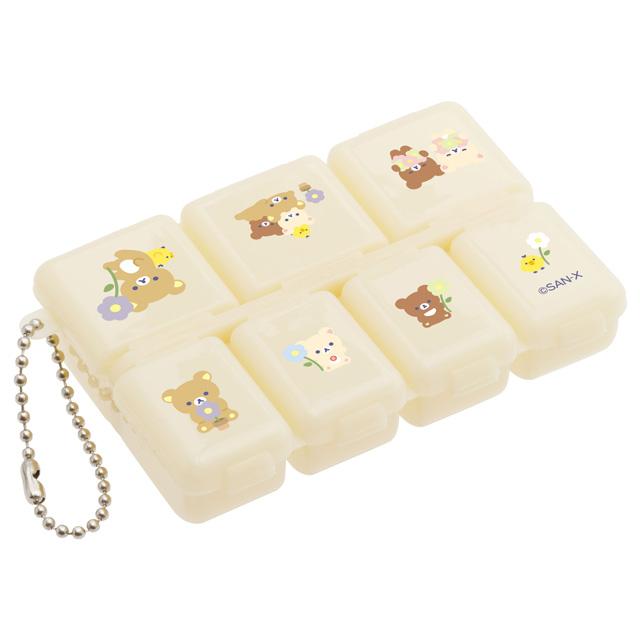 "Basic Rilakkuma Flower" Pill Case