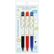 Sumikko Gurashi x Frixion Ball Knock Ballpoint Pen Set