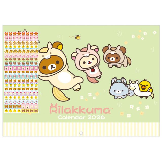 Rilakkuma 2026 A4 Year Of The Horse Wall Calendar