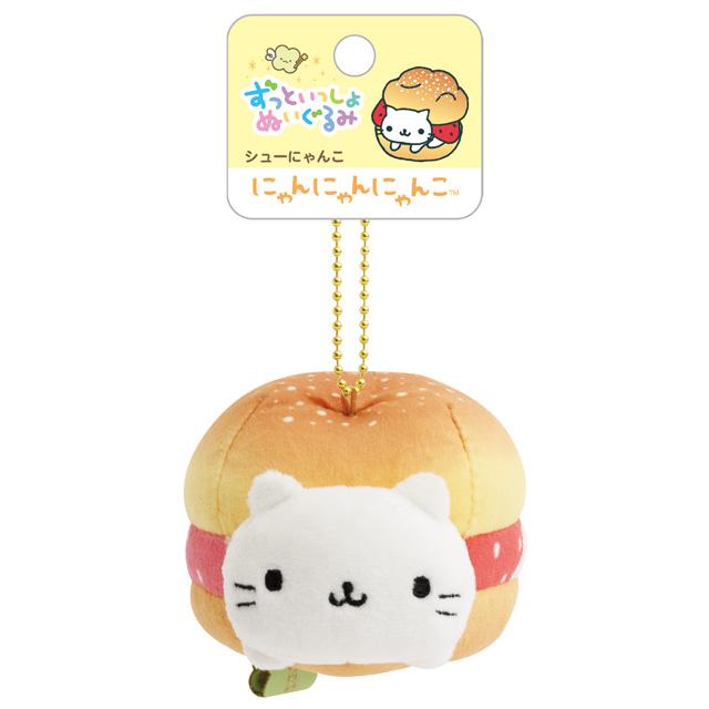 Nyannyannyanko "San-X Universe" Cream Puff Plush Mascot