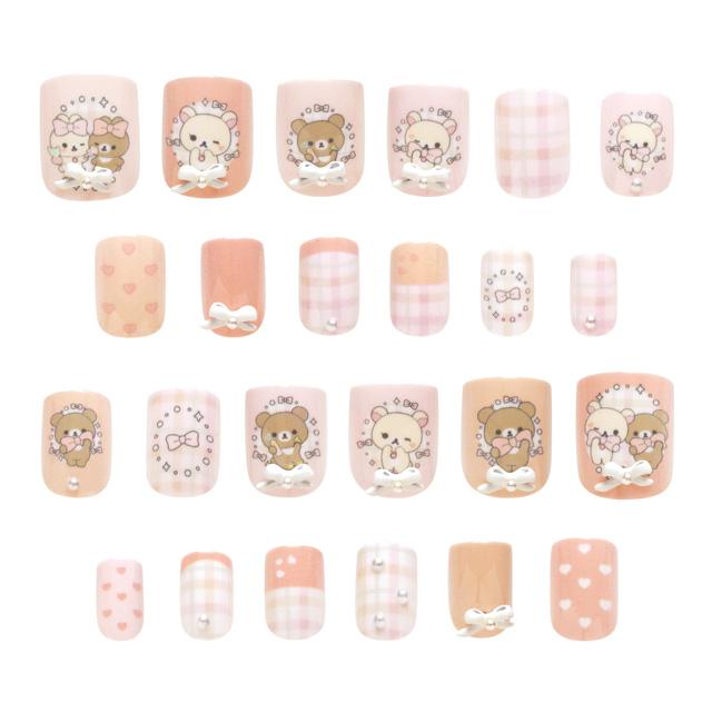 Rilakkuma Nail Tips [Makeup]
