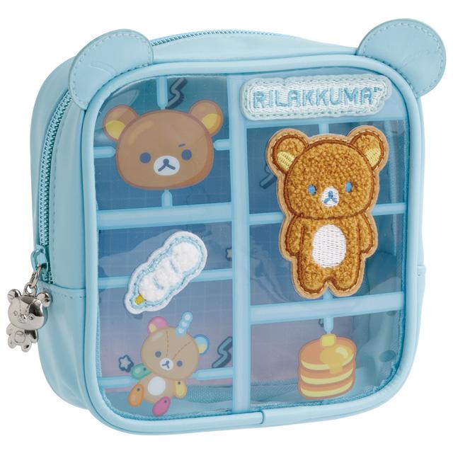 "Rilakkuma Lab" Square Mesh Pouch