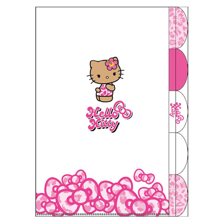Tan Hello Kitty 5-index Multi Folder [Pink]