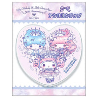Dolly Mix "50th Anniversary of My Melody & Little Twin Stars" Acrylic Clip