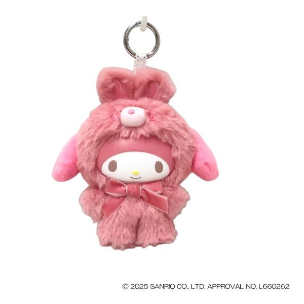 My Melody Vinyl Face Latte Bunny Mascot Plush