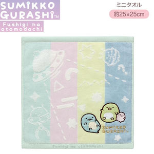 Sumikko Gurashi Mysterious Friends Small Towel Mint