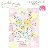 Sumikko Gurashi Zassou Fairy Flower Garden 5 Pocket Folder Pink