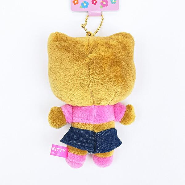 Tan Hello Kitty Hibiscus Mascot Plush