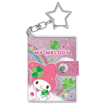 My Melody Glitter Sticker Book Keychain