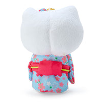 Hello Kitty Sakura Kimono Plush Mascot [Blue]
