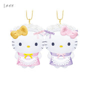 Hello Kitty & Mimmy Magnet Mascot Plush - Maid