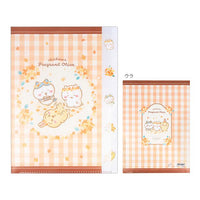 Chiikawa Orange Plaid 5 Pocket A4 Folder
