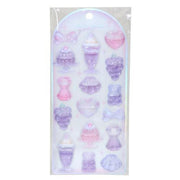 Clear Gem Water Stickers [Grape]