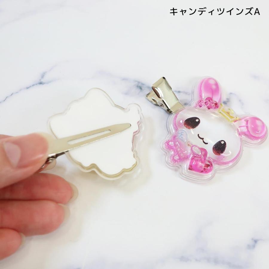 Bonbondrop Heisei Twin Rabbit Hair Clips [Pink]