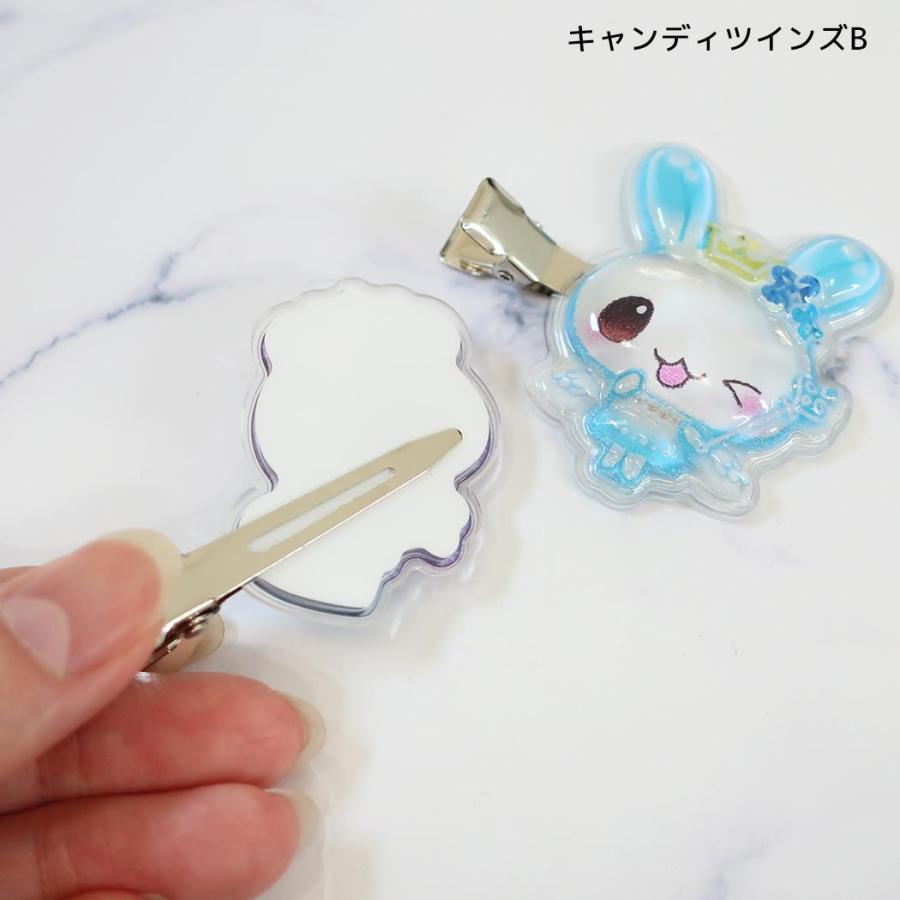 Bonbondrop Heisei Twin Rabbit Hair Clips [Blue]