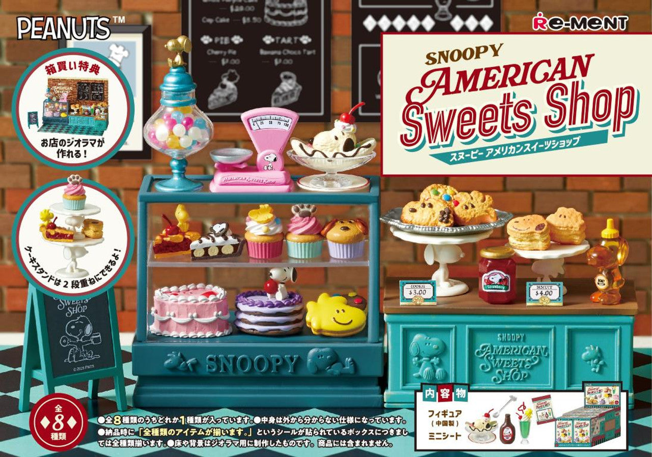 Snoopy American Sweets Shop Rement Blind Box
