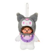 Monchhichi Chimutan x Kuromi Plush Mascot
