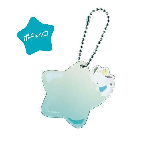 Pochacco Star Keychain & Letter Stickers